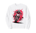 Biker Motorbiker Motorcyclist Sweatshirt - Aesthetic Graphic for Adults - T-Shirt, Sweatshirt, Hoodie