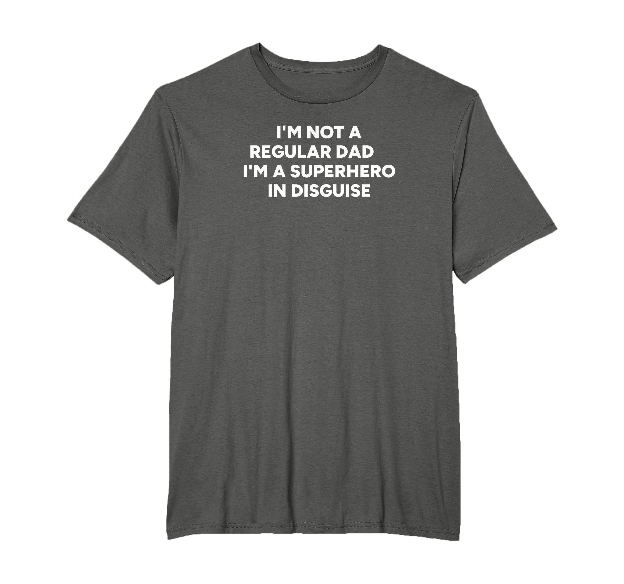 Not Regular Dad Superhero Disguise T-Shirt - Graphic Print for Adults - T-Shirt, Sweatshirt, Hoodie