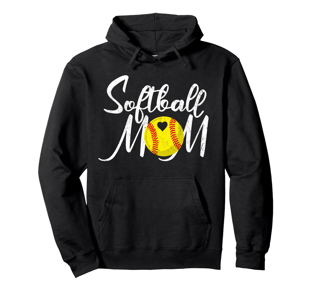 Softball Mom Mama Mothers Day Hoodie - Aesthetic Graphic for Adults - T-Shirt, Sweatshirt, Hoodie