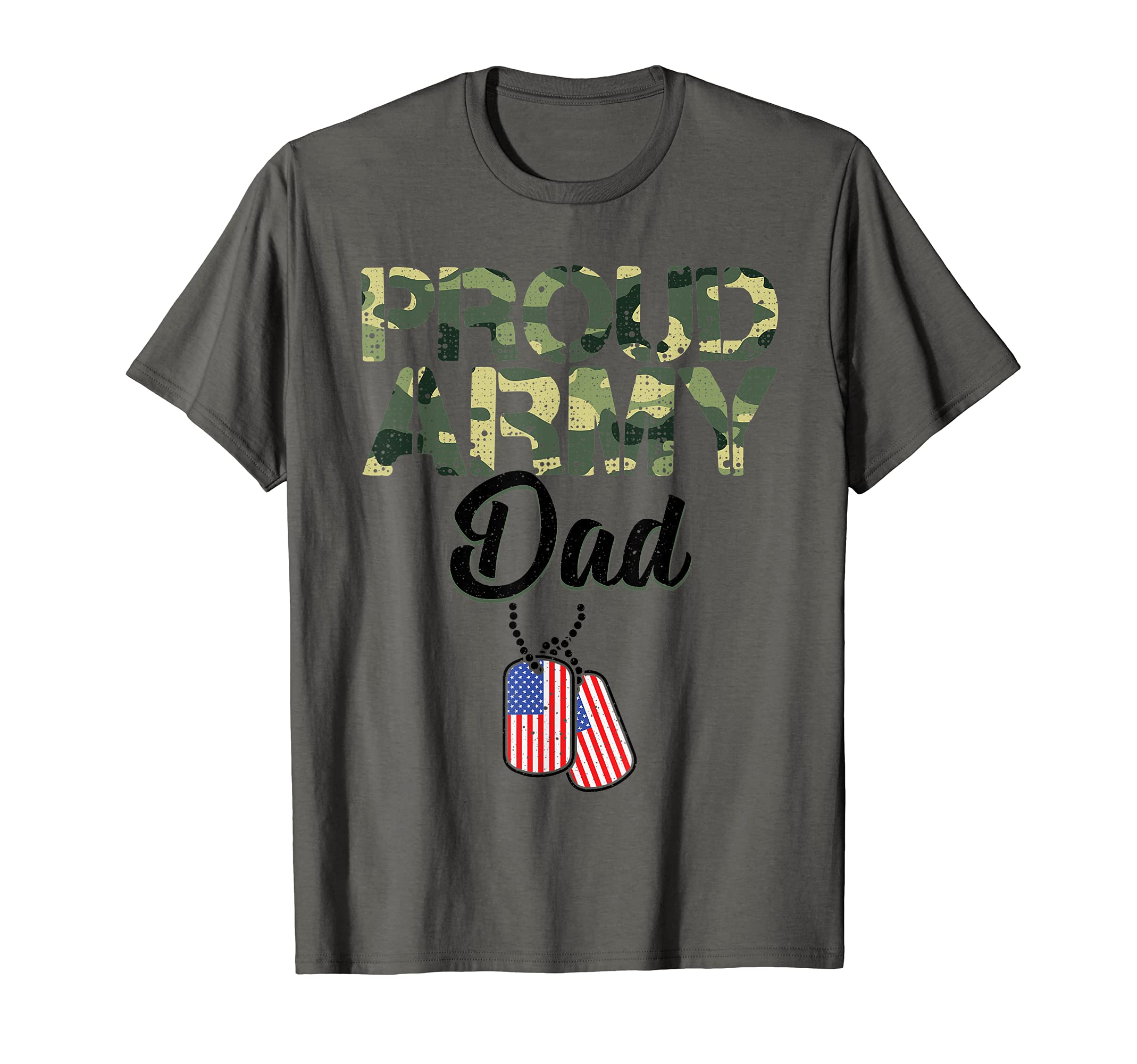 Funny Proud Army Dad Military Camo T-Shirt - Casual Everyday Wear Unisex - T-Shirt, Sweatshirt, Hoodie