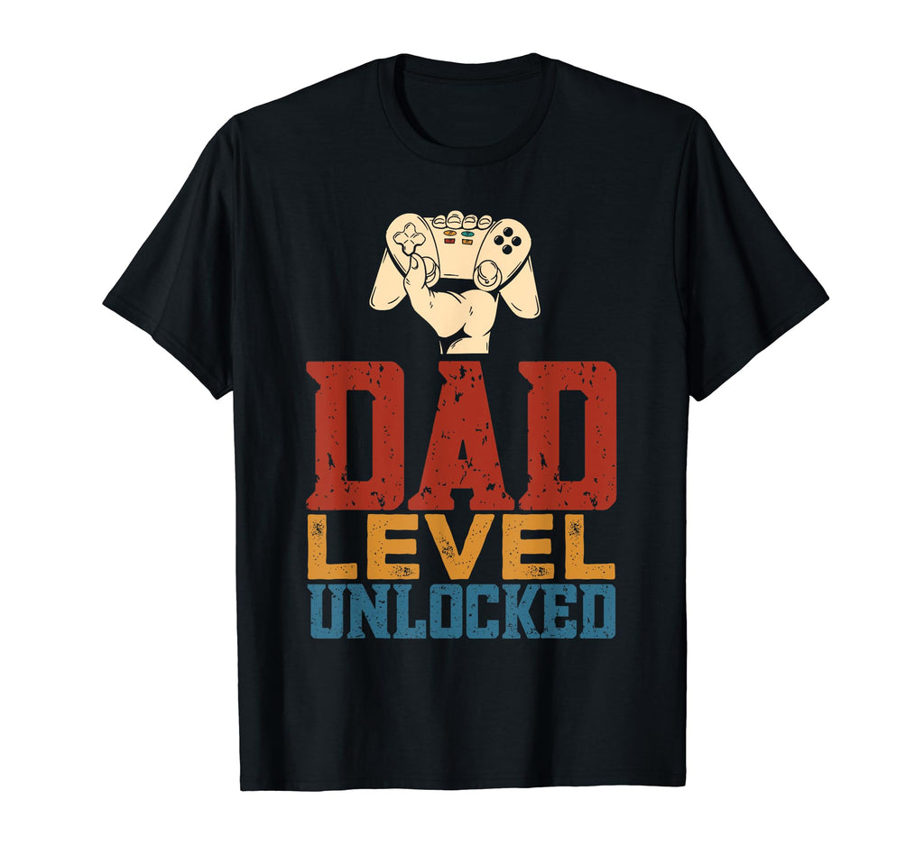 Fathers Day Dad Level Unlocked Video T-Shirt - Streetwear Style Unisex - T-Shirt, Sweatshirt, Hoodie