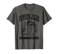 Riding Into Fatherhood Happy Fathers Day T-Shirt - Novelty Apparel Unisex - T-Shirt, Sweatshirt, Hoodie