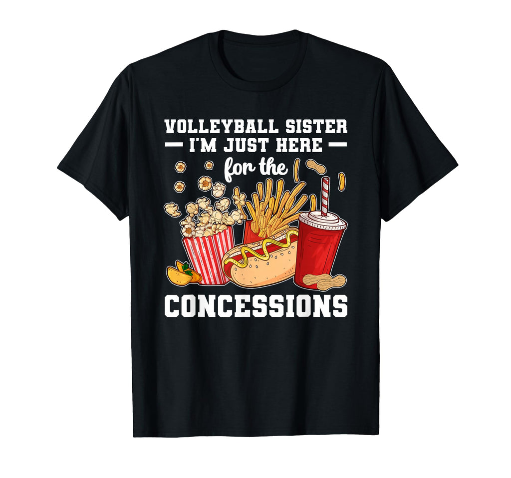 Volleyball Sister Funny Sister T-Shirt - Aesthetic Graphic for Adults - T-Shirt, Sweatshirt, Hoodie