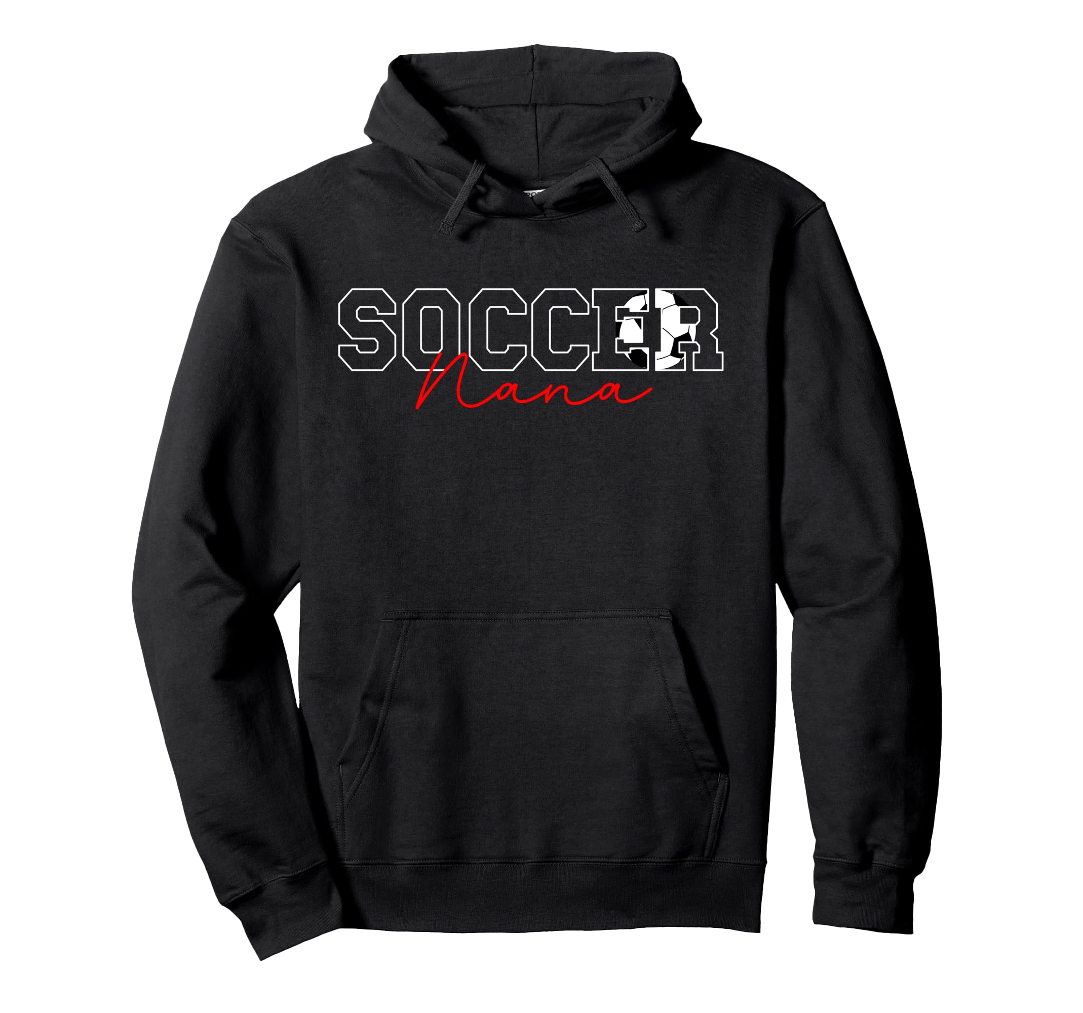 Soccer Nana Proud Nana Soccer Player Hoodie - Novelty Apparel for Adults - T-Shirt, Sweatshirt, Hoodie