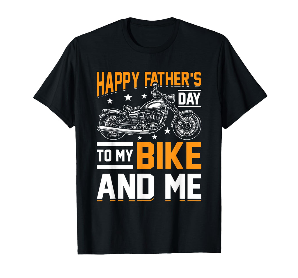 Biker Fathers Day Cyclist Bikes T-Shirt - Casual Everyday Wear Men Women - T-Shirt, Sweatshirt, Hoodie