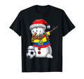 Soccer Dabbing Snowman Ecuador Football T-Shirt - Aesthetic Graphic Unisex - T-Shirt, Sweatshirt, Hoodie