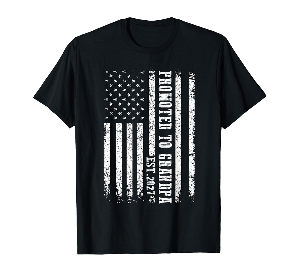 Promoted To Grandpa 2027 Funny T-Shirt - Casual Everyday Wear for Adults - T-Shirt, Sweatshirt, Hoodie