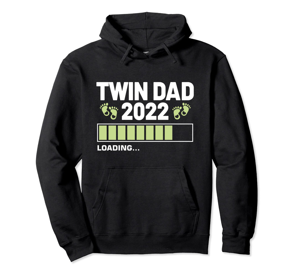 Funny Promoted To Twin Daddy Mens Best Dad Hoodie - Graphic Print Unisex - T-Shirt, Sweatshirt, Hoodie