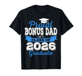 Super Proud Bonus Dad 2026 Graduate T-Shirt - Custom Art Print Men Women - T-Shirt, Sweatshirt, Hoodie