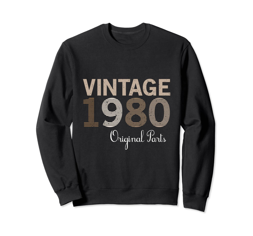 Year 1980 Gift Birthday Mom Dad Sweatshirt - Unique Graphic Unisex - T-Shirt, Sweatshirt, Hoodie