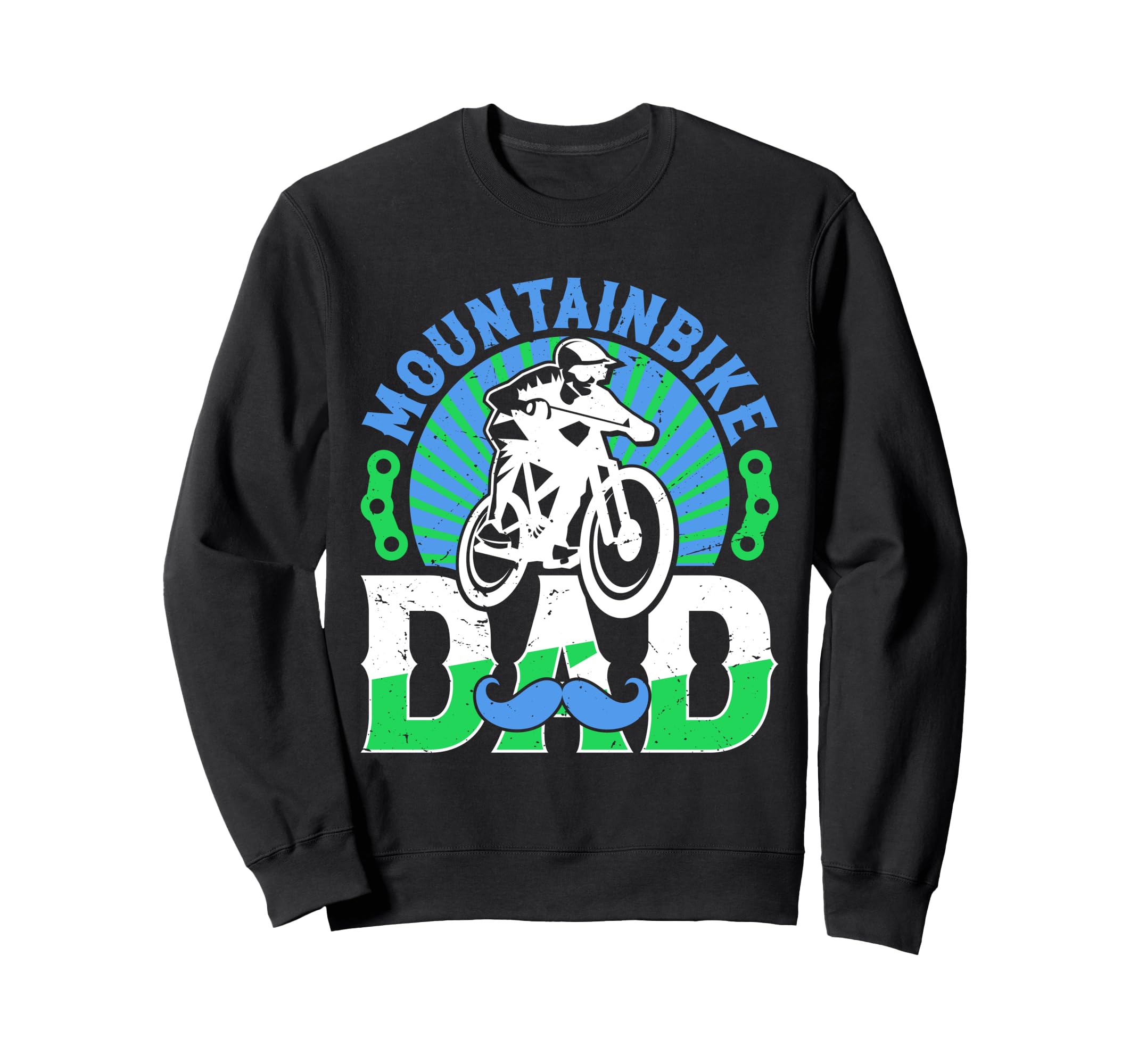 Mountain Bike Dad Mountain Biking Sweatshirt - Casual Everyday Wear Unisex - T-Shirt, Sweatshirt, Hoodie