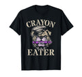 Funny Crayon Eater Bulldog Veterans T-Shirt - Fun Novelty Design Unisex - T-Shirt, Sweatshirt, Hoodie