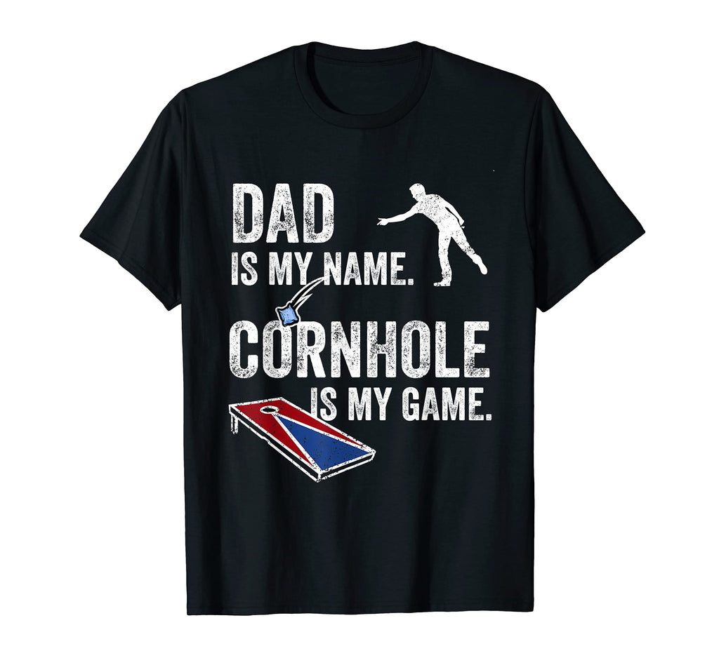 Mens Cornhole Funny Cornhole Game Dad T-Shirt - Minimalist Print Unisex - T-Shirt, Sweatshirt, Hoodie