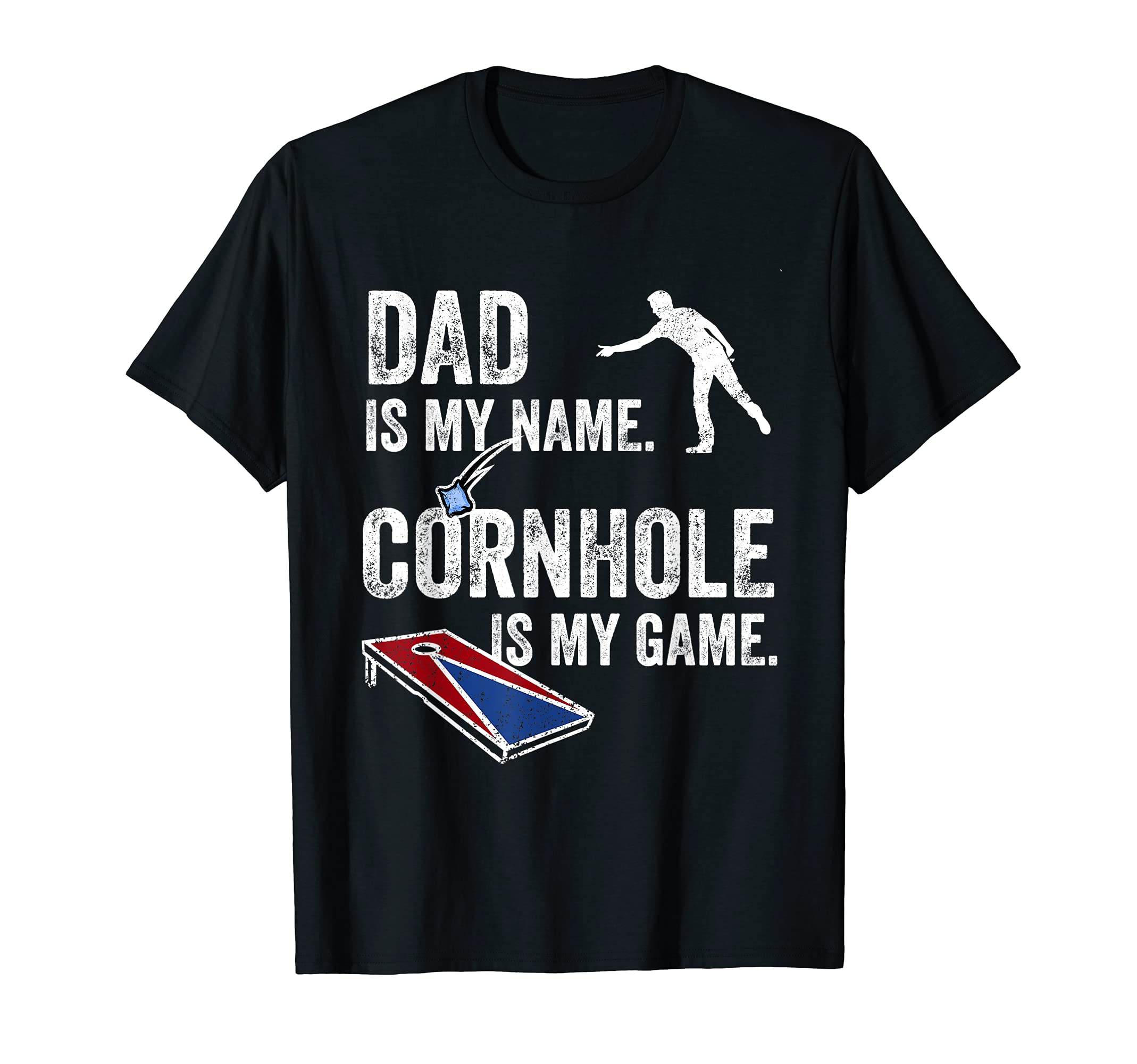 Mens Cornhole Funny Cornhole Game Dad T-Shirt - Minimalist Print Unisex - T-Shirt, Sweatshirt, Hoodie