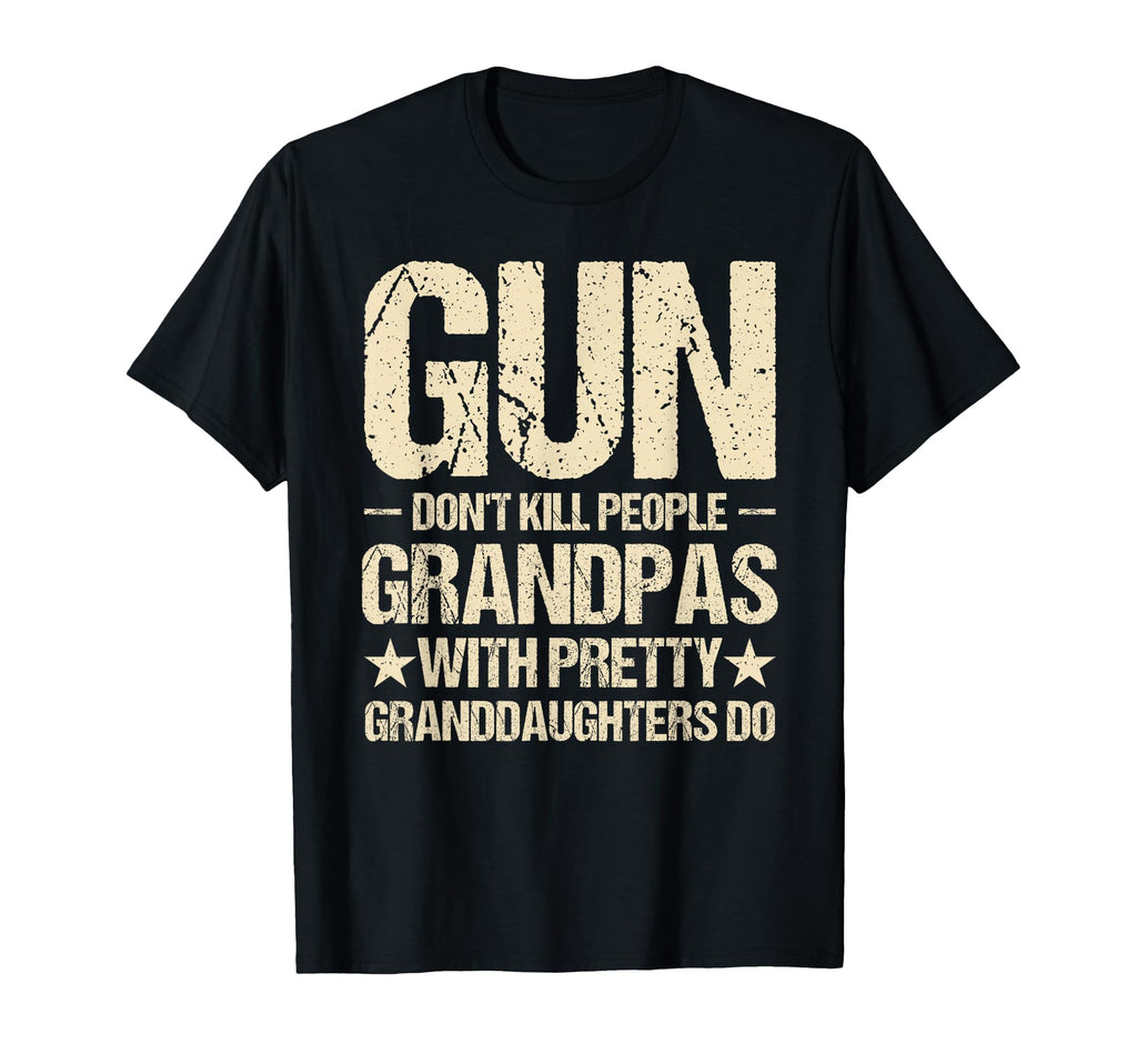 Guns Dont Kill People Grandpas T-Shirt - Aesthetic Graphic Men Women - T-Shirt, Sweatshirt, Hoodie