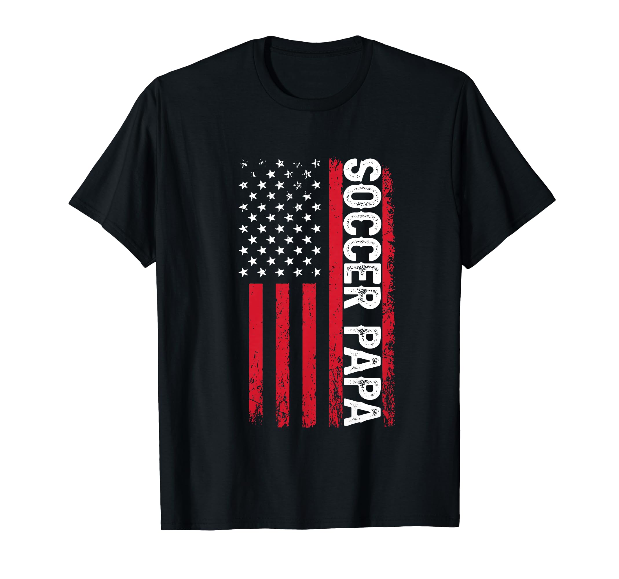 Soccer Papa Sports Dad Player Coach Usa T-Shirt - Novelty Apparel Unisex - T-Shirt, Sweatshirt, Hoodie