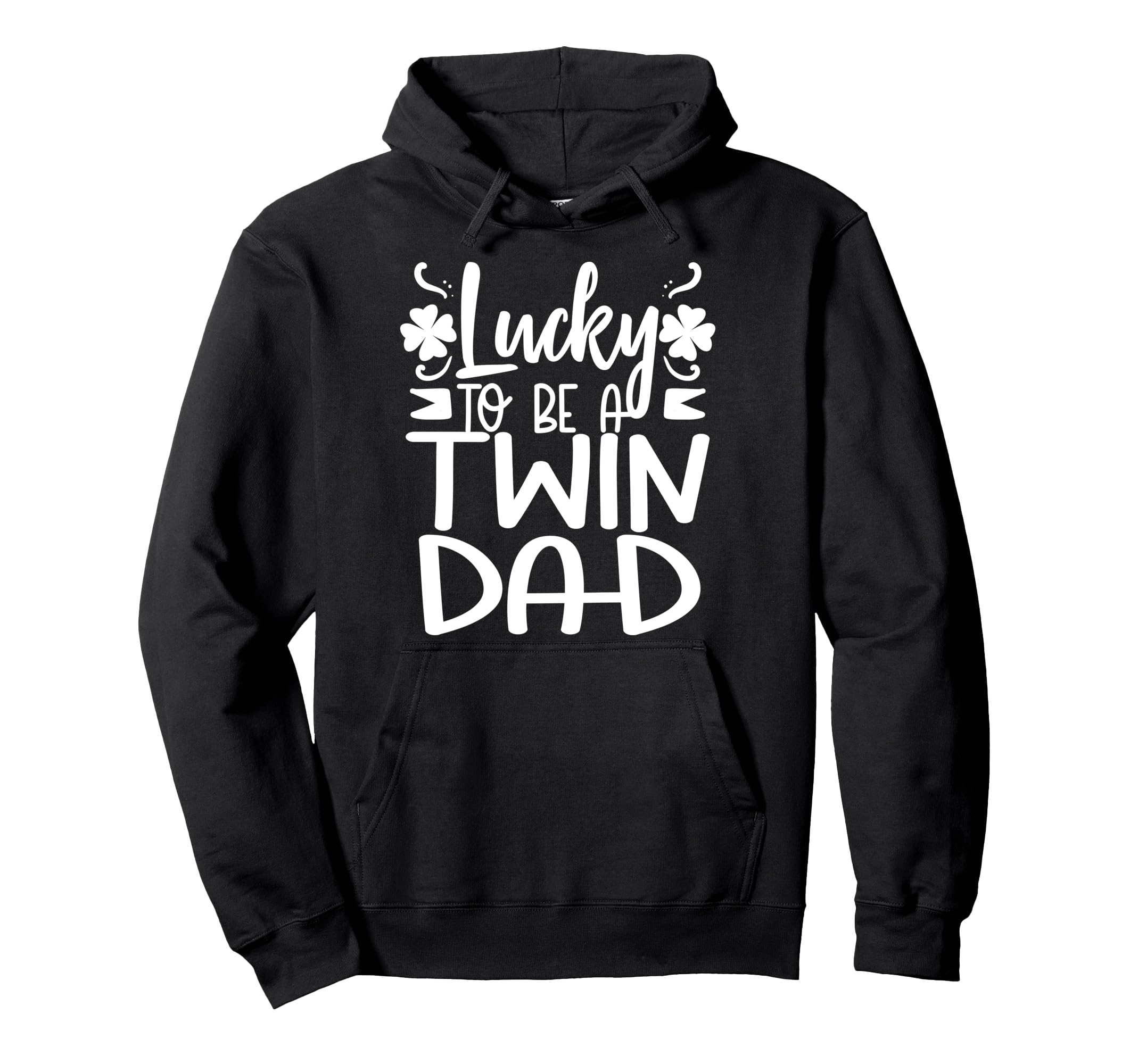 Dad Twins Saint Patricks Day 2021 Hoodie - Minimalist Print for Adults - T-Shirt, Sweatshirt, Hoodie