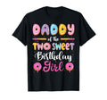 Daddy Two Sweet Birthday Donut T-Shirt - Casual Everyday Wear Men Women - T-Shirt, Sweatshirt, Hoodie