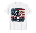 Proud Army Dad Patriotic T-Shirt - Casual Everyday Wear for Adults - T-Shirt, Sweatshirt, Hoodie