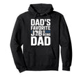 Father Husband Family Present Dads Hoodie - Minimalist Print Men Women - T-Shirt, Sweatshirt, Hoodie