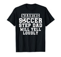 Funny Soccer Step Dad Soccer Player Step T-Shirt - Custom Art Print Unisex - T-Shirt, Sweatshirt, Hoodie