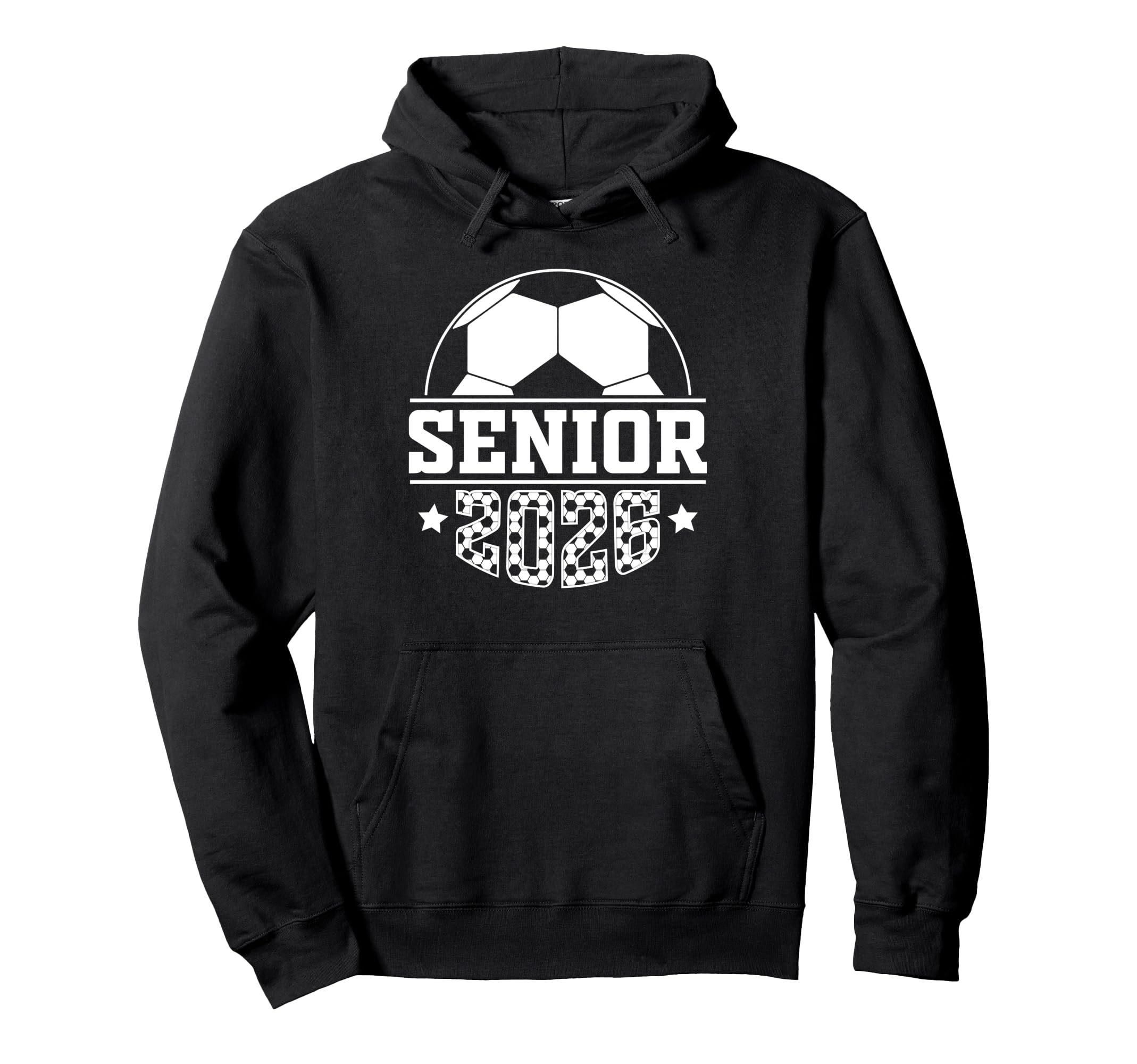 Soccer Senior 2026 Class 26 Hoodie - Casual Everyday Wear for Adults - T-Shirt, Sweatshirt, Hoodie
