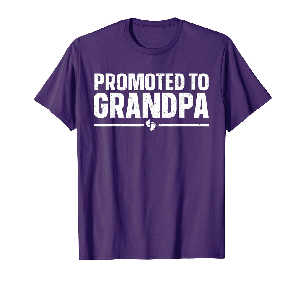 Promoted To Grandpa Grandfather T-Shirt - Fun Novelty Design for Adults - T-Shirt, Sweatshirt, Hoodie