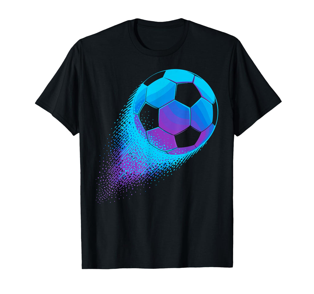 Colorful Splash Art Soccer Football Ball T-Shirt - Custom Art Print Unisex - T-Shirt, Sweatshirt, Hoodie
