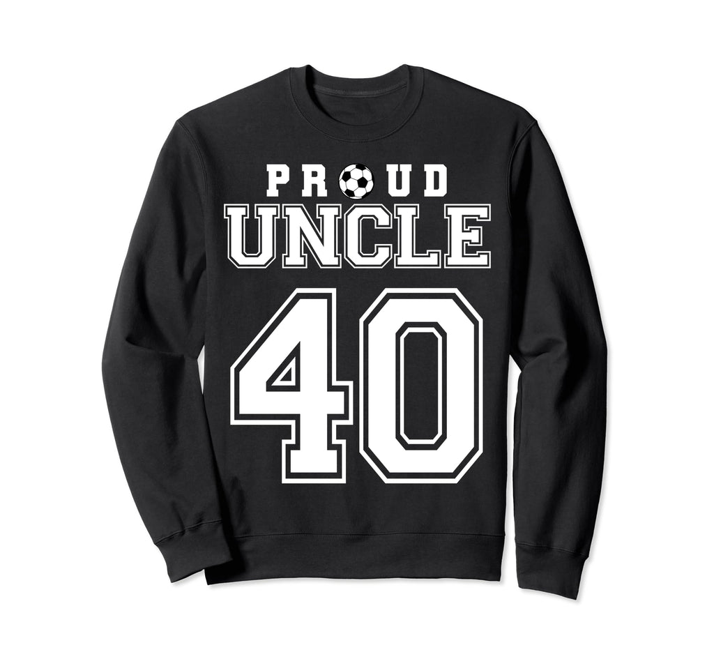 Number 40 Custom Proud Soccer Sweatshirt - Trendy Graphic for Adults - T-Shirt, Sweatshirt, Hoodie