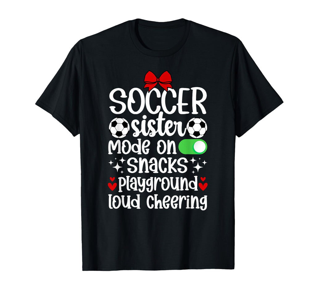 Soccer Sister Mode Sister Soccer Player T-Shirt - Minimalist Print Unisex - T-Shirt, Sweatshirt, Hoodie