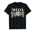 Soccer Mom Leopard Soccer Mama Mom Life T-Shirt - Unique Graphic Unisex - T-Shirt, Sweatshirt, Hoodie