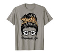 Mamaw Life Messy Bun Hair Funny Soccer T-Shirt - Fun Novelty Design Unisex - T-Shirt, Sweatshirt, Hoodie