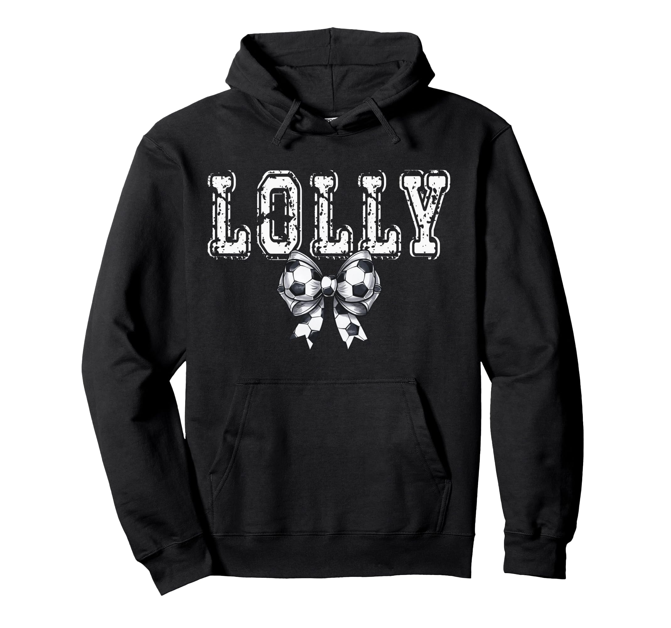 Coquette Soccer Lolly Spirit Hoodie - Novelty Apparel Unisex - T-Shirt, Sweatshirt, Hoodie