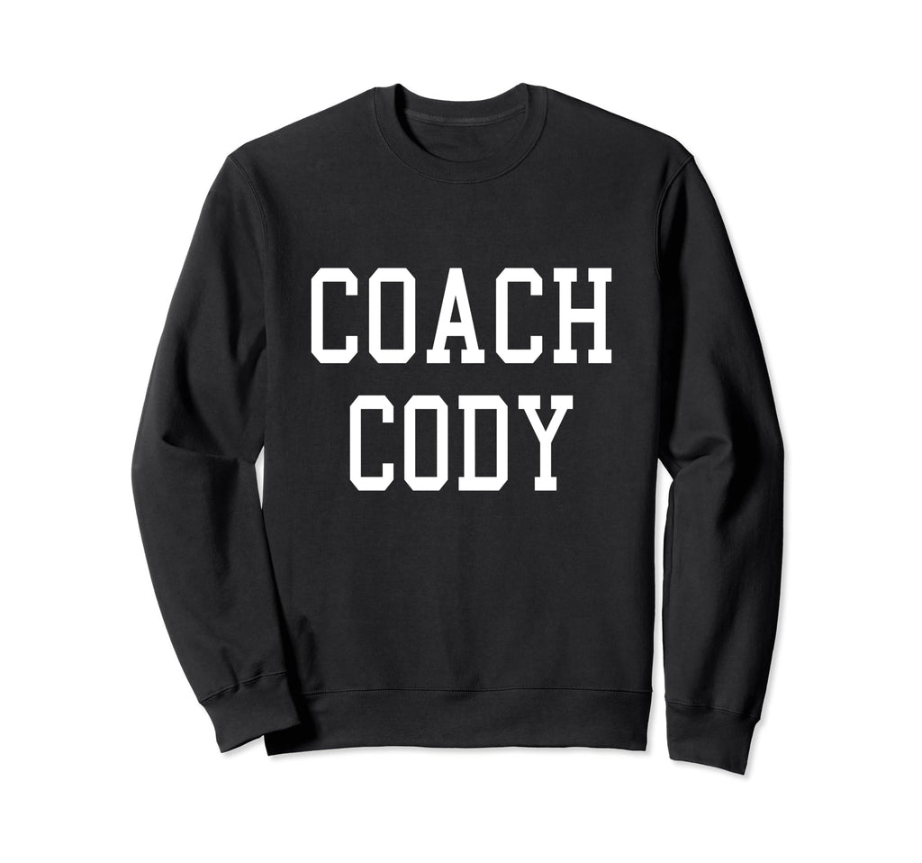 Coach Cody Custom Football Soccer Sweatshirt - Minimalist Print for Adults - T-Shirt, Sweatshirt, Hoodie