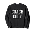 Coach Cody Custom Football Soccer Sweatshirt - Minimalist Print for Adults - T-Shirt, Sweatshirt, Hoodie