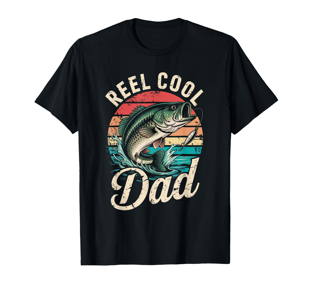 Reel Dad Funny Fishing Matching T-Shirt - Casual Everyday Wear Men Women - T-Shirt, Sweatshirt, Hoodie