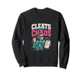 Cleats And Chaos Soccer Mom Sweatshirt - Unique Graphic Unisex - T-Shirt, Sweatshirt, Hoodie