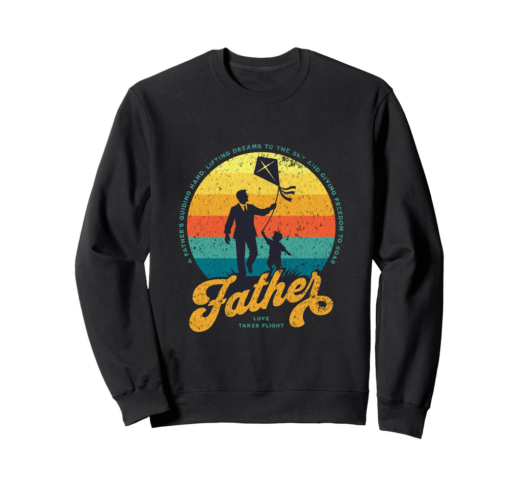Father Son Kite Time Dad Sweatshirt - Streetwear Style Unisex - T-Shirt, Sweatshirt, Hoodie