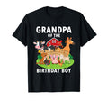 Grandpa Birthday Farm Animals Matching T-Shirt - Minimalist Print Unisex - T-Shirt, Sweatshirt, Hoodie