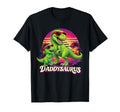 Daddy Saurus T Rex Dad Matching Funny T-Shirt - Minimalist Print Unisex - T-Shirt, Sweatshirt, Hoodie