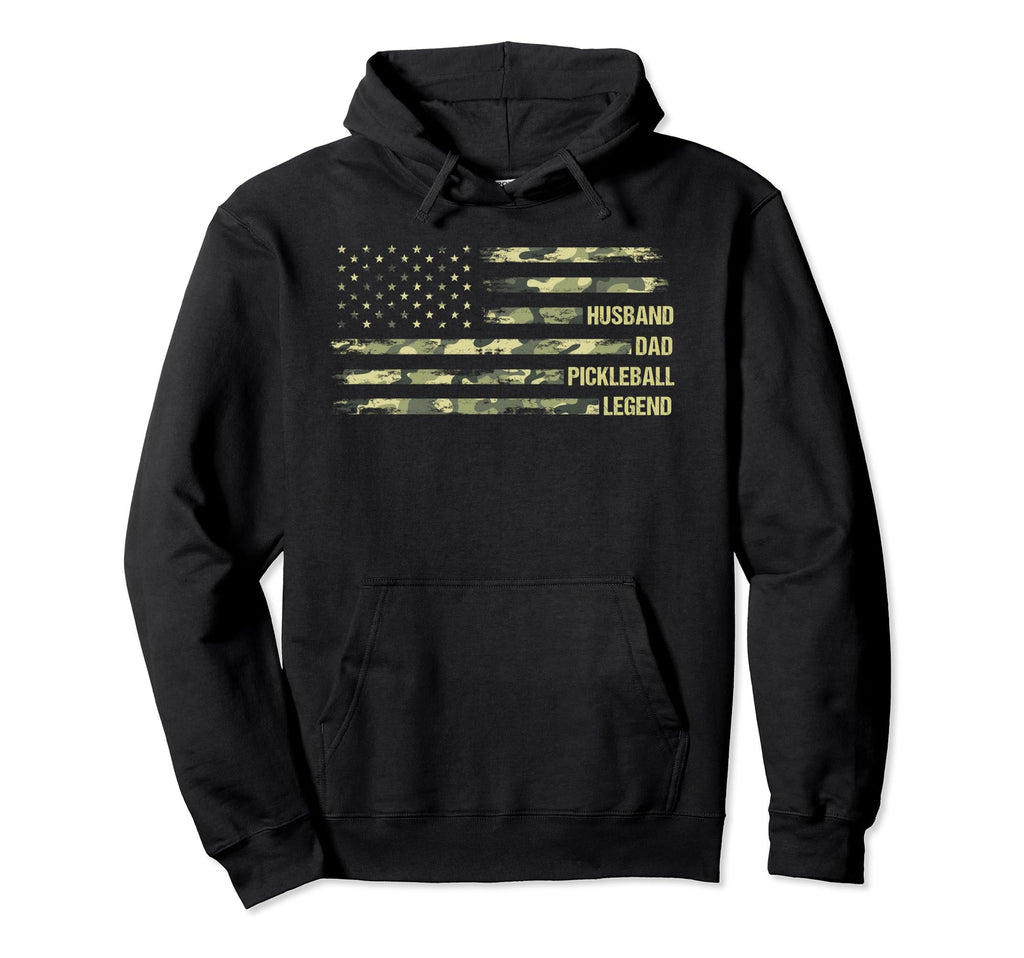 Mens Husband Dad Pickleball Legend Hoodie - Custom Art Print Men Women - T-Shirt, Sweatshirt, Hoodie
