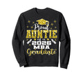 Proud Auntie Class 2026 Mba Sweatshirt - Novelty Apparel for Adults - T-Shirt, Sweatshirt, Hoodie