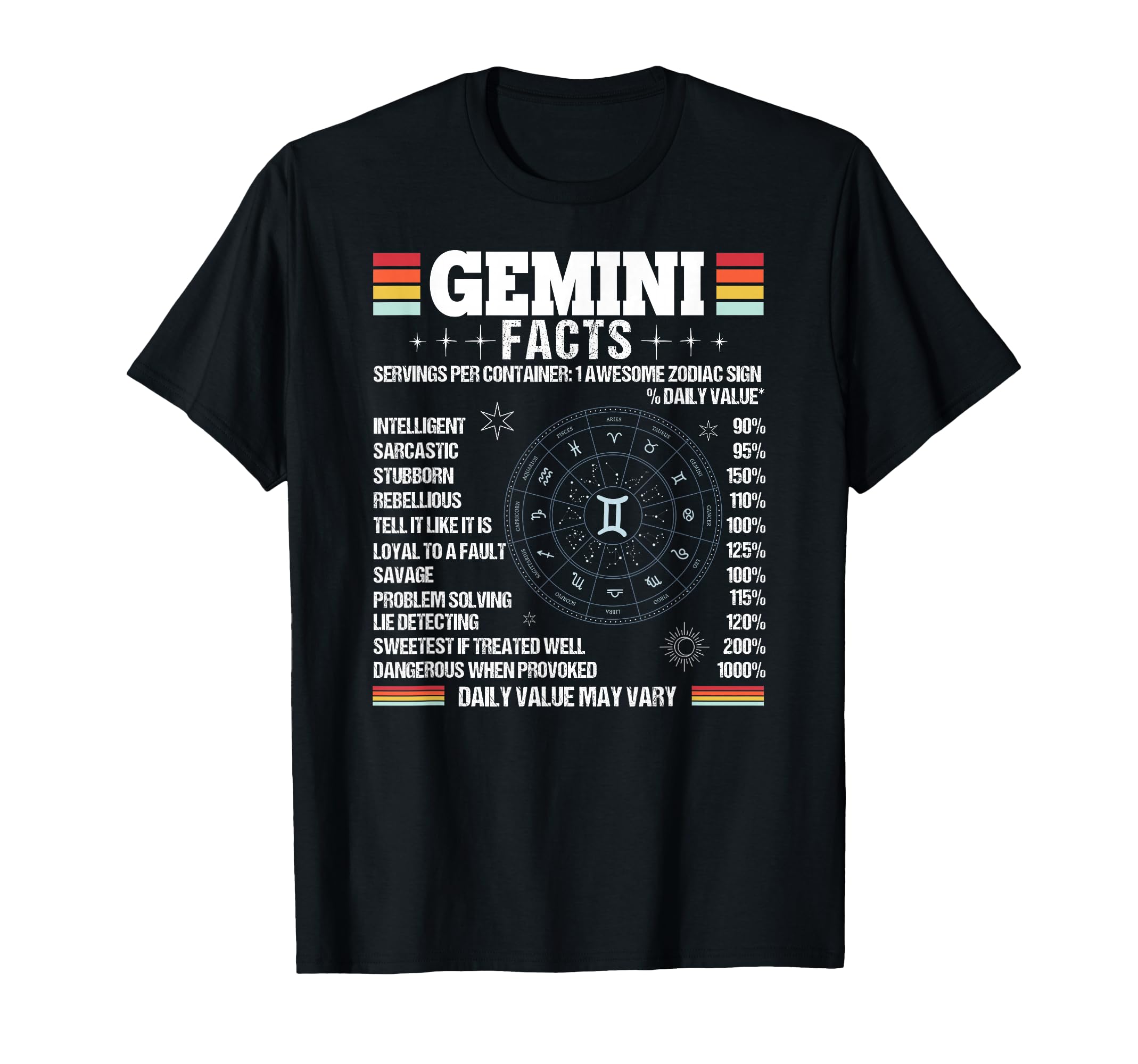Gemini Facts May And June Birthday T-Shirt - Streetwear Style Men Women - T-Shirt, Sweatshirt, Hoodie