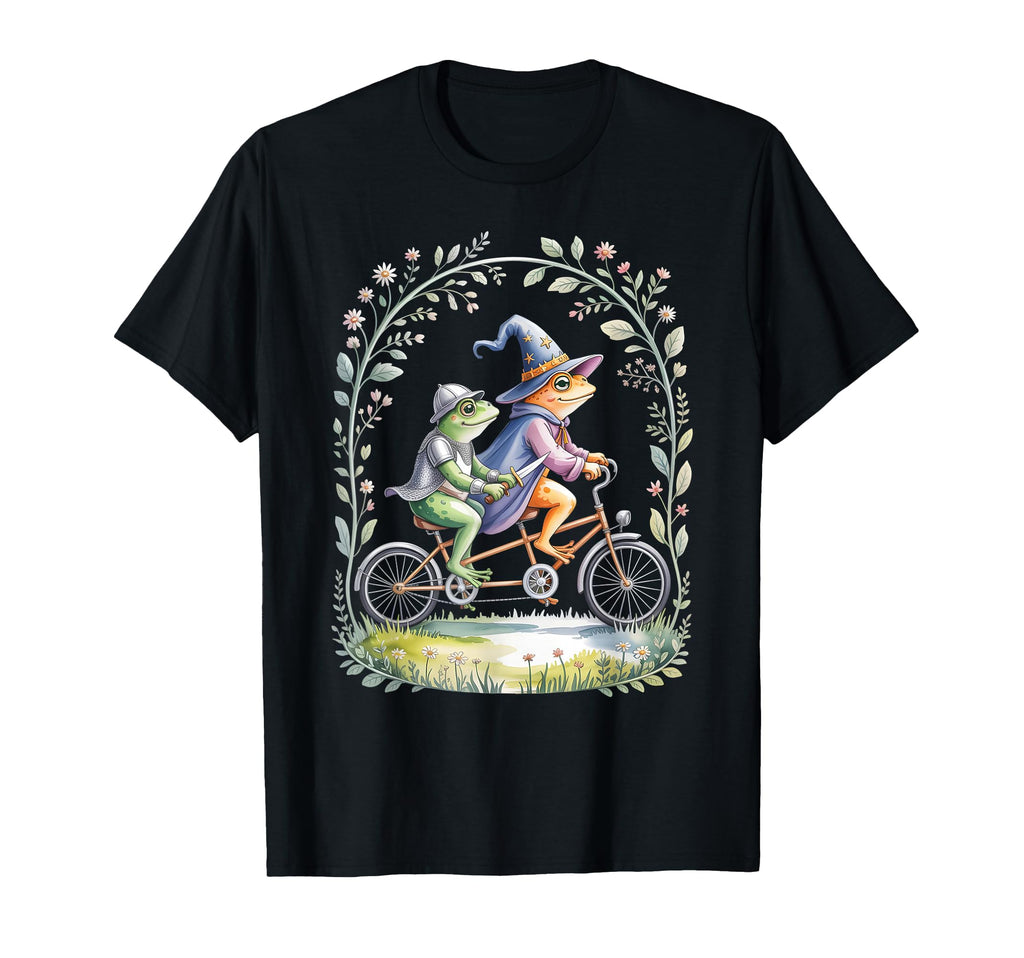 Kawaii Bicycle Frog Tandem Cycling T-Shirt - Streetwear Style for Adults - T-Shirt, Sweatshirt, Hoodie