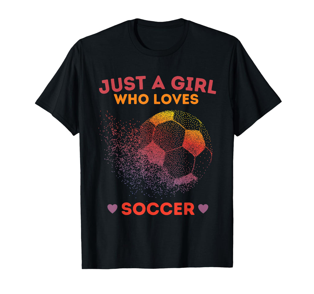 Just Who Loves Soccer T-Shirt - Minimalist Print Men Women - T-Shirt, Sweatshirt, Hoodie