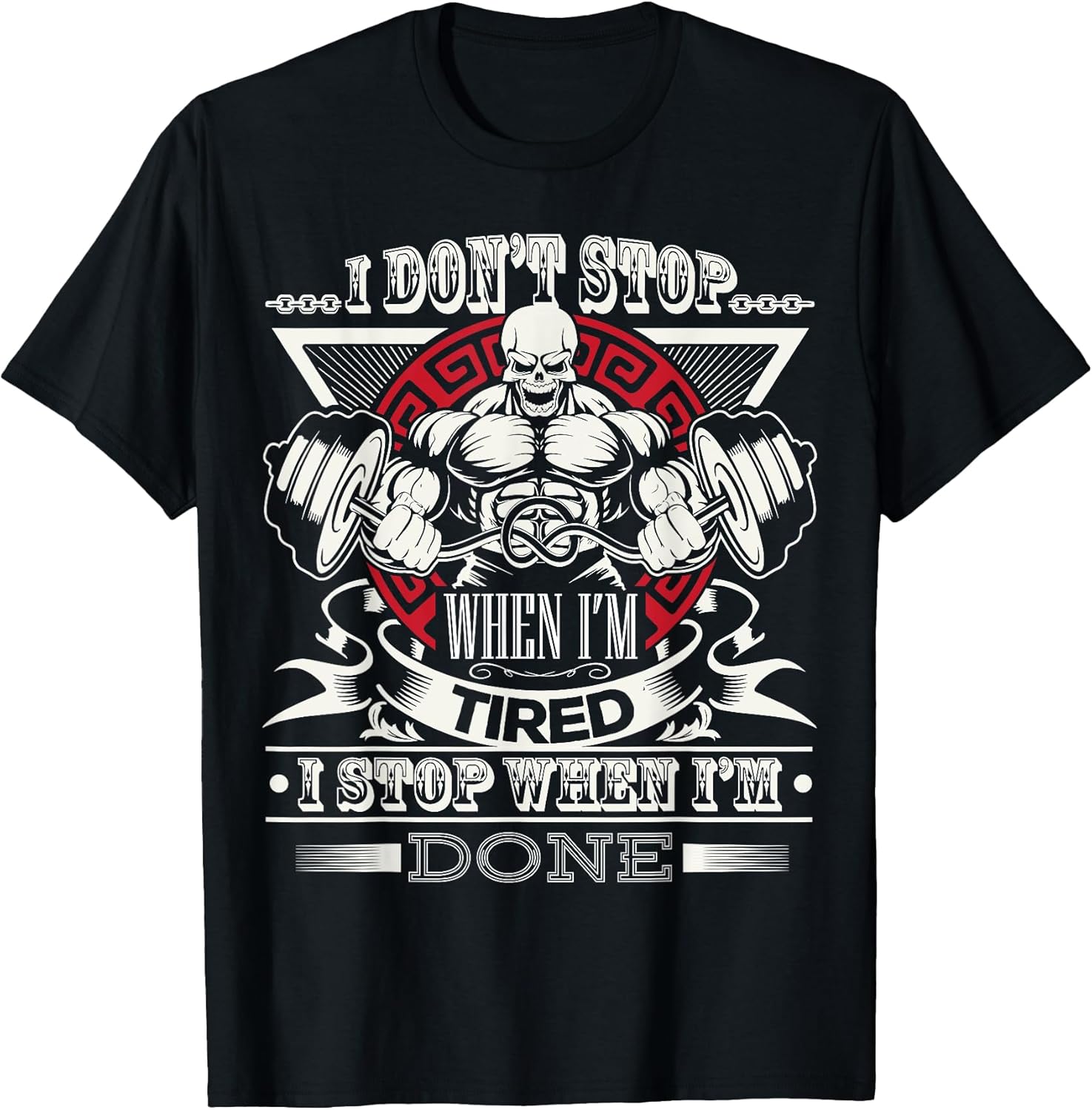 Fitness Motivational Gym Workout Bodybuilding - Adult & Kids T-Shirts, Sweatshirts & Hoodies apparel design preview 1