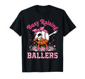 Sports Mom Busy Raising Ballers Soccer T-Shirt - Graphic Print for Adults - T-Shirt, Sweatshirt, Hoodie