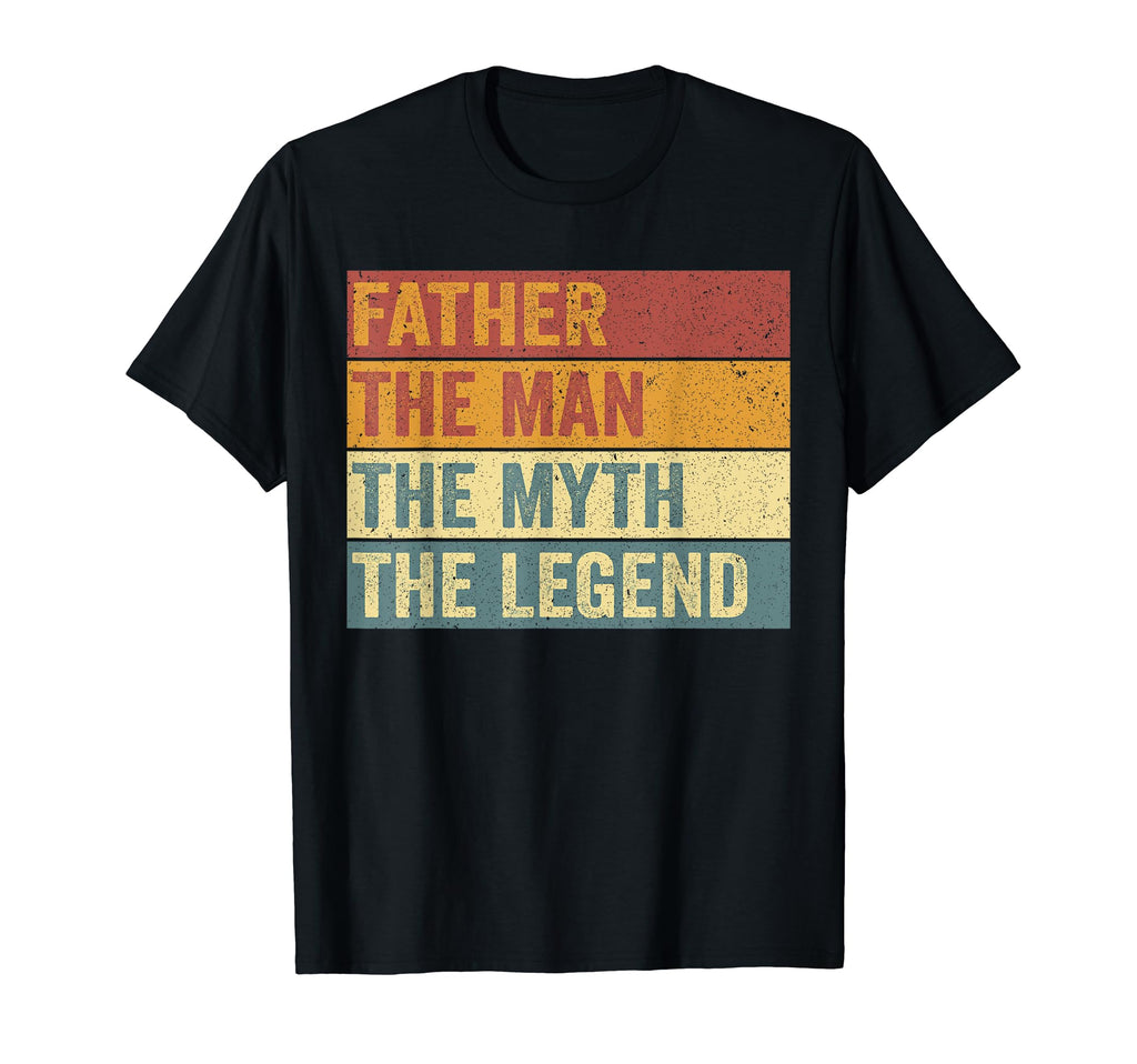 Father Myth Funny Dad Legend T-Shirt - Aesthetic Graphic for Adults - T-Shirt, Sweatshirt, Hoodie