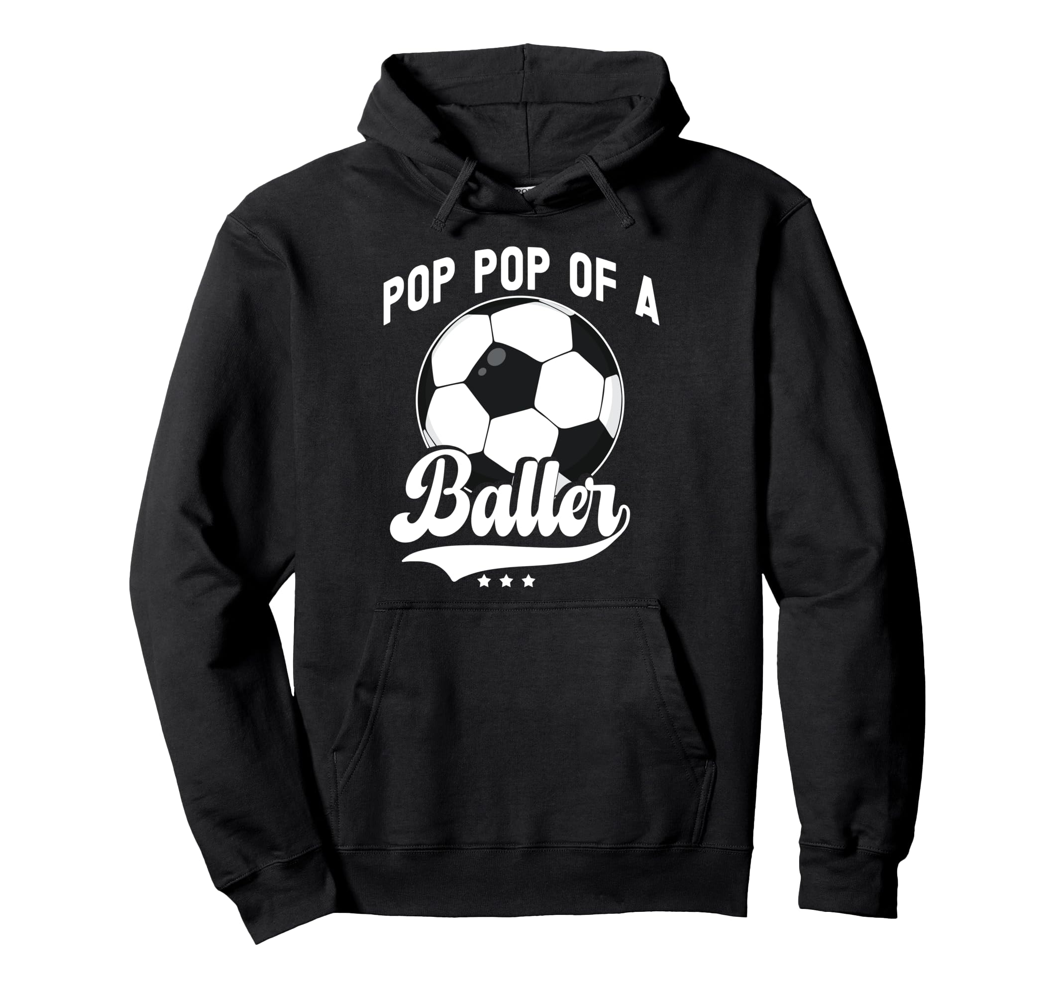 Pop Pop Baller Soccer Pop Pop Soccer Hoodie - Aesthetic Graphic Unisex - T-Shirt, Sweatshirt, Hoodie