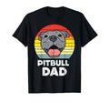 Pitbull Dad Sunset Pittie Pitty Pet Dog T-Shirt - Graphic Print Men Women - T-Shirt, Sweatshirt, Hoodie